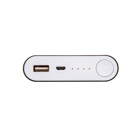 Портативный внешний аккумулятор PALMEXX 1*USB металлический корпус / 4 ячейки (черный)