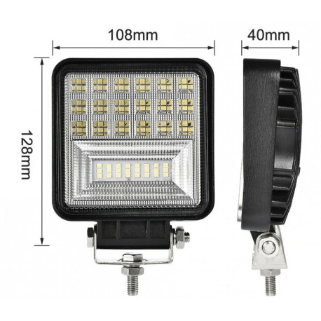 Автомобильная светодиодная фара PALMEXX 128W