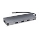 Хаб PALMEXX USBC HDMI-VGA-2*USB3.1-USBC-CR-Ethernet