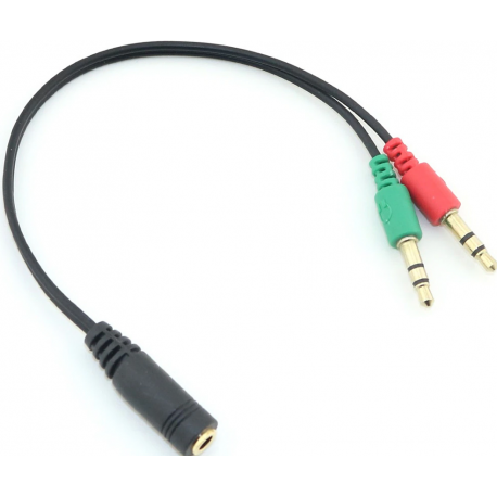 Адаптер PALMEXX Audio Jack 3.5mm (F) - 2*Jack 3.5mm (M)