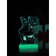 Светодиодный ночник PALMEXX 3D светильник LED RGB 7 цветов (спанч боб и патрик)