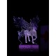Светодиодный ночник PALMEXX 3D светильник LED RGB 7 цветов (пегас)