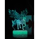 Светодиодный ночник PALMEXX 3D светильник LED RGB 7 цветов (пегас)