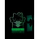 Светодиодный ночник PALMEXX 3D светильник LED RGB 7 цветов (хелло китти)