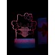 Светодиодный ночник PALMEXX 3D светильник LED RGB 7 цветов (хелло китти)