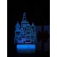 Светодиодный ночник PALMEXX 3D светильник LED RGB 7 цветов (собор)