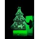 Светодиодный ночник PALMEXX 3D светильник LED RGB 7 цветов (новогодняя ёлка)