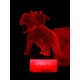 Светодиодный ночник PALMEXX 3D светильник LED RGB 7 цветов (трицератопс) LAMP-027