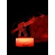 Светодиодный ночник PALMEXX 3D светильник LED RGB 7 цветов (ружье) LAMP-040