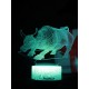 Светодиодный ночник PALMEXX 3D светильник LED RGB 7 цветов (бык) LAMP-041