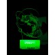 Светодиодный ночник PALMEXX 3D светильник LED RGB 7 цветов (рыбалка) LAMP-042