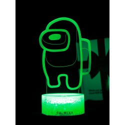 Светодиодный ночник PALMEXX 3D светильник LED RGB 7 цветов (амонг ас) LAMP-044