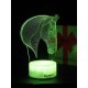 Светодиодный ночник PALMEXX 3D светильник LED RGB 7 цветов (голова лошади) LAMP-078