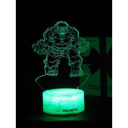 Светодиодный ночник PALMEXX 3D светильник LED RGB 7 цветов (халк) LAMP-074