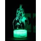 Светодиодный ночник PALMEXX 3D светильник LED RGB 7 цветов (бэтман) LAMP-073