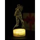Светодиодный ночник PALMEXX 3D светильник LED RGB 7 цветов (железный человек) LAMP-072