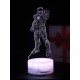 Светодиодный ночник PALMEXX 3D светильник LED RGB 7 цветов (железный человек) LAMP-072