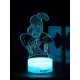 Светодиодный ночник PALMEXX 3D светильник LED RGB 7 цветов (человек-паук) LAMP-070