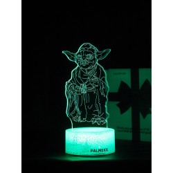 Светодиодный ночник PALMEXX 3D светильник LED RGB 7 цветов (йода) LAMP-068