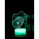 Светодиодный ночник PALMEXX 3D светильник LED RGB 7 цветов (фотоаппарат) LAMP-061