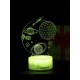 Светодиодный ночник PALMEXX 3D светильник LED RGB 7 цветов (планеты) LAMP-060