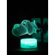 Светодиодный ночник PALMEXX 3D светильник LED RGB 7 цветов (собачка) LAMP-055