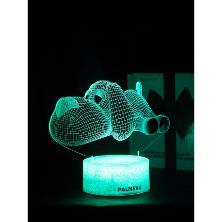 Светодиодный ночник PALMEXX 3D светильник LED RGB 7 цветов (собачка) LAMP-055