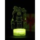 Светодиодный ночник PALMEXX 3D светильник LED RGB 7 цветов (игра в кальмара #2) LAMP-048