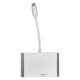 Кабель PALMEXX USBC-HDMI-VGA-AUX / серебро