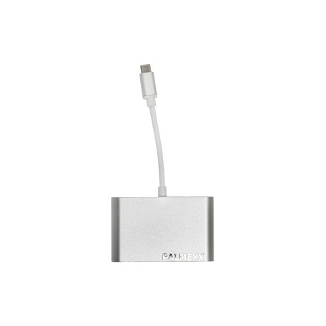 Кабель PALMEXX USBC-HDMI-VGA-AUX / серебро