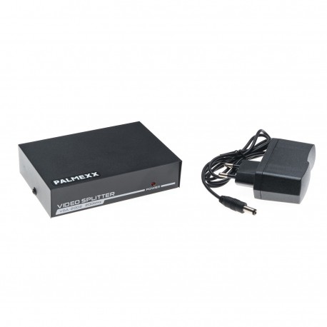 Сплиттер PALMEXX 1VGA*2VGA (1080P, 200MHz , 30m)