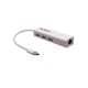 Переходник PALMEXX USB C-type - 3xUSB+Ethernet (Hub)