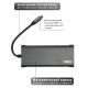 Хаб PALMEXX 12в1 USB-C to 2*HDMI+VGA+2*USB3.0+2*USB2.0+USBC+CR+AUX+LAN