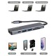Хаб PALMEXX 6in1 USB-C to HDMI+2*USB3.0+USBC+CR
