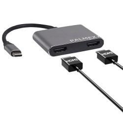 ??? PALMEXX 2?1 USB-C to 2*HDMI