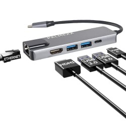 ??? PALMEXX 8?1 USB-C to HDMI+VGA+2*USB3.0+USBC+CR+LAN