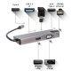 Хаб PALMEXX 8in1 USB-C to HDMI+VGA+2*USB3.0+USBC+CR+LAN