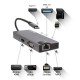 Хаб PALMEXX 8in1 USB-C to HDMI+VGA+2*USB3.0+USBC+CR+LAN
