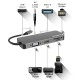 Хаб PALMEXX 9in1 USB-C to HDMI+VGA+2*USB3.0+USBC+CR+AUX+LAN