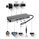 Хаб PALMEXX 9in1 USB-C to HDMI+VGA+2*USB3.0+USBC+CR+AUX+LAN