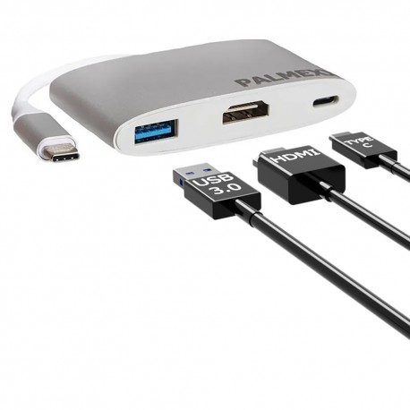 ??? PALMEXX USB-C to HDMI+USB3.0+USBC