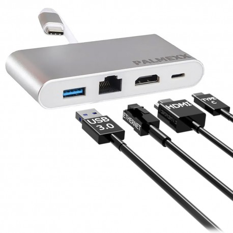 ??? PALMEXX 4?1 USB-C to HDMI+USB3.0+USBC+LAN