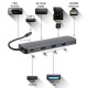Хаб PALMEXX USBC HDMI-VGA-3*USB3.1-USBC-CR-Ethernet