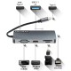 Хаб PALMEXX USBC HDMI-VGA-2*USB3.1-USBC-CR-Ethernet