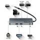 Хаб PALMEXX USBC HDMI-VGA-2*USB3.1-USBC-CR-Ethernet