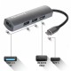 Хаб PALMEXX USB-C to HDMI(4K)+3*USB3.0