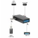 Переходник PALMEXX Lightning+microUSB+USBC to USB3.0 / чёрный