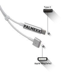 Кабель PALMEXX USB-C Magsafe2, 1.7m