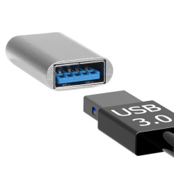 Переходник PALMEXX Lightning to USB3.0 / серебро