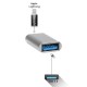 Переходник PALMEXX Lightning to USB3.0 / серебро